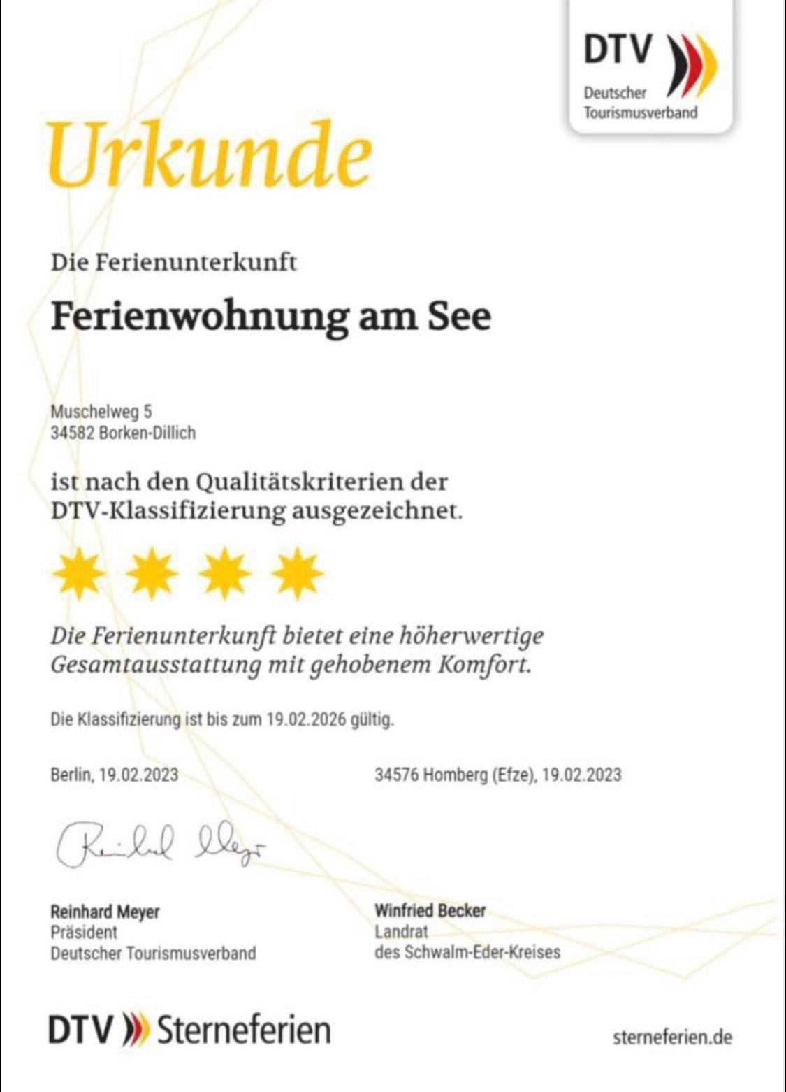 Ferienwohnung Am See Dillich - Eigener Garten - Ruhige Lage - Natur Vor Der Haustuer Borken  ภายนอก รูปภาพ